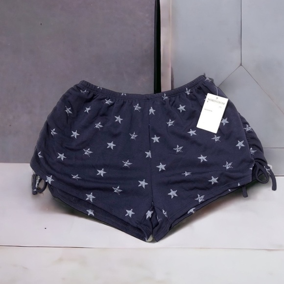 Nordstrom Star Sleep Shorts NWT Small Blue Women’s - Picture 1 of 7